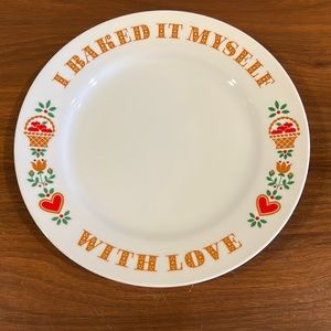 Vintage Avon 1982 Baked with Love Porcelain Plate
